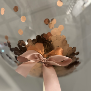 XL Ballon- Transparent mit Konfetti -Vatertag – Bild 2