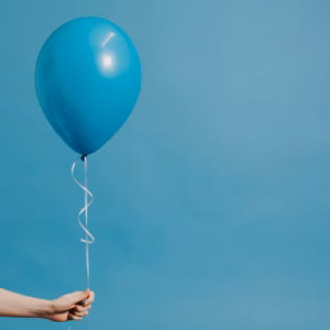 Einzelballon mit Helium
