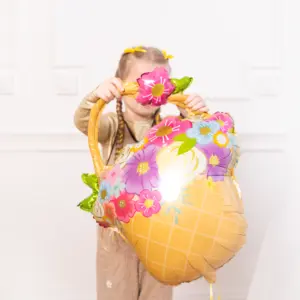Folienballon Blumenkorb – Bild 2