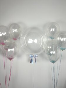 Boy or Girl transparent mit Konfettibouquets – Bild 4