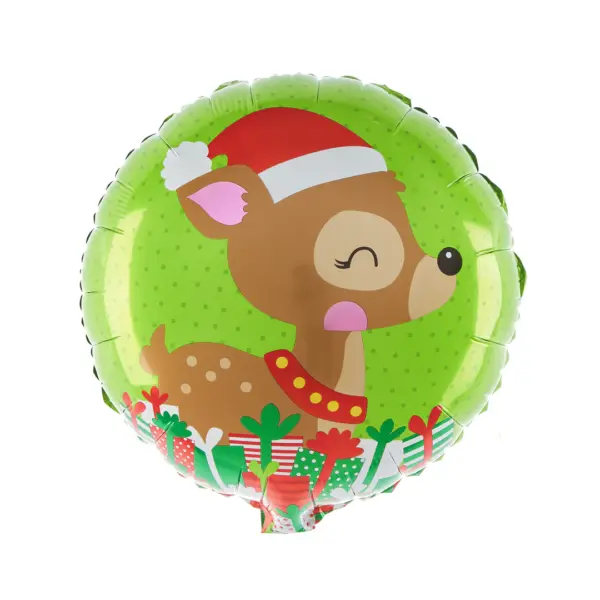 Folienballon rund Rentier