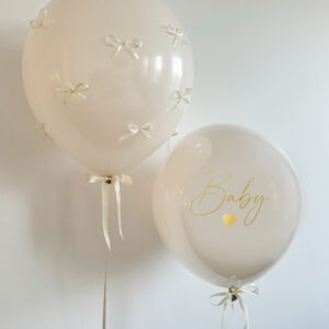2er Set - XL Ballon mit Maschen - Baby – Bild 2