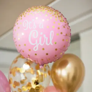 Folienballon It's a girl – Bild 2